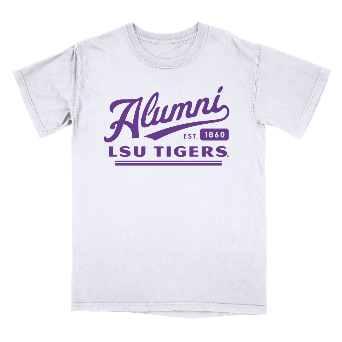Louisiana State University Tigers Alumni Block T-Shirt - Shop B-Unlimited
