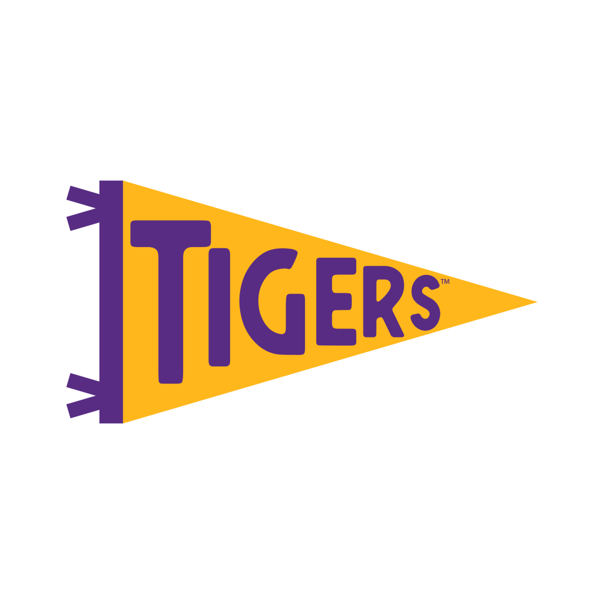 Louisiana State University Tigers Pennant Sticker - Shop B-Unlimited