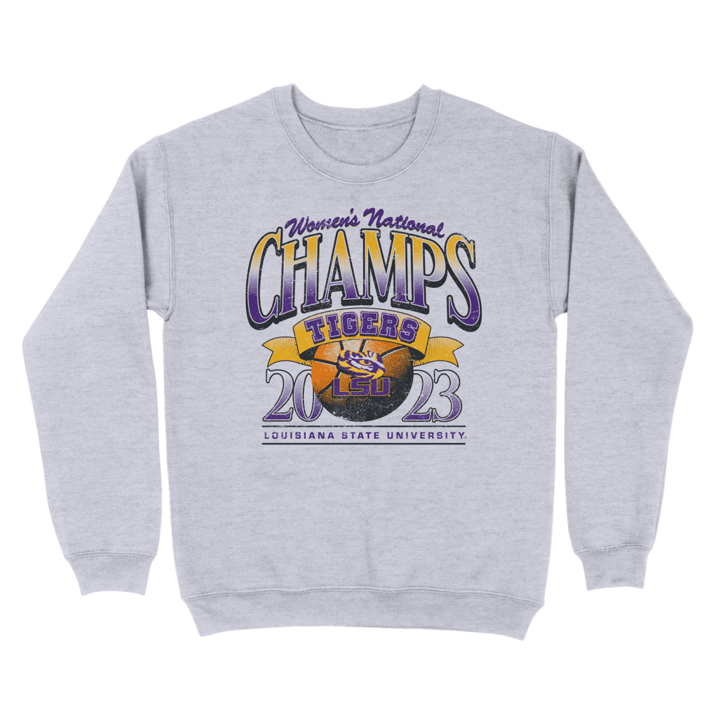 LSU 2023 Women s Basketball National Champs Vintage Sweatshirt