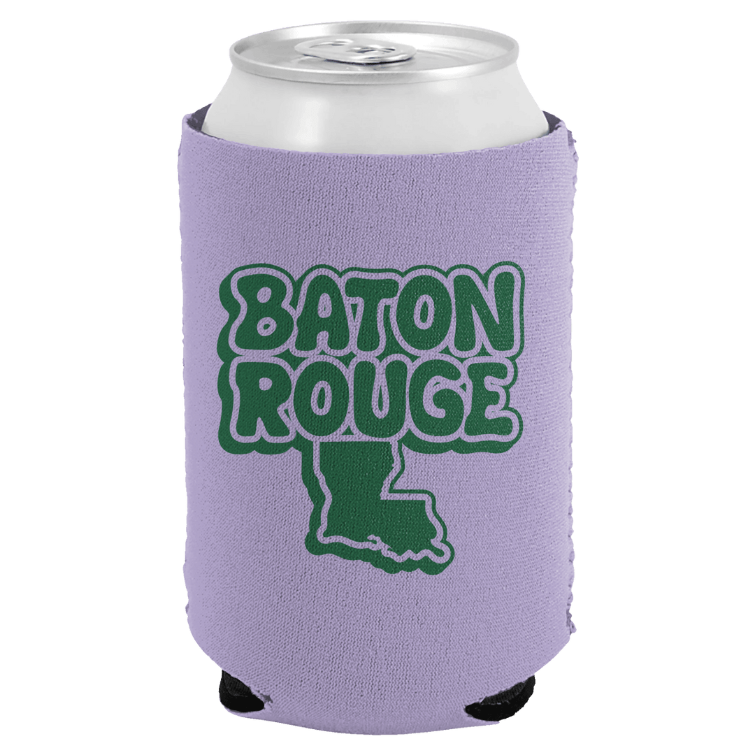 LSU Campy Can Cooler - Shop B - Unlimited - novelty drinkware