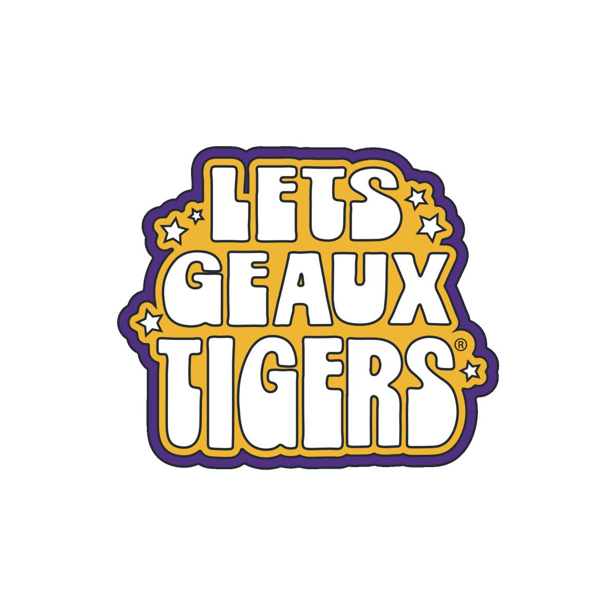LSU Chant It Out Sticker - Shop B - Unlimited - novelty sticker