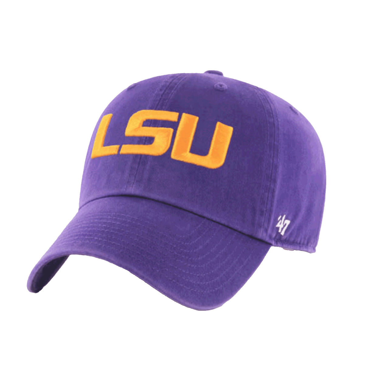 LSU Classic Logo 47 Brand Clean Up Hat - Shop B-Unlimited