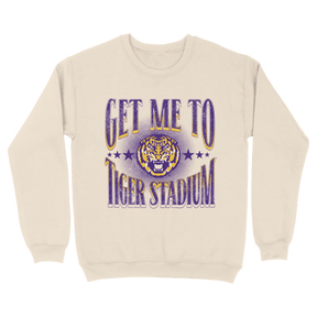 LSU Football Glow Sweatshirt - Shop B-Unlimited