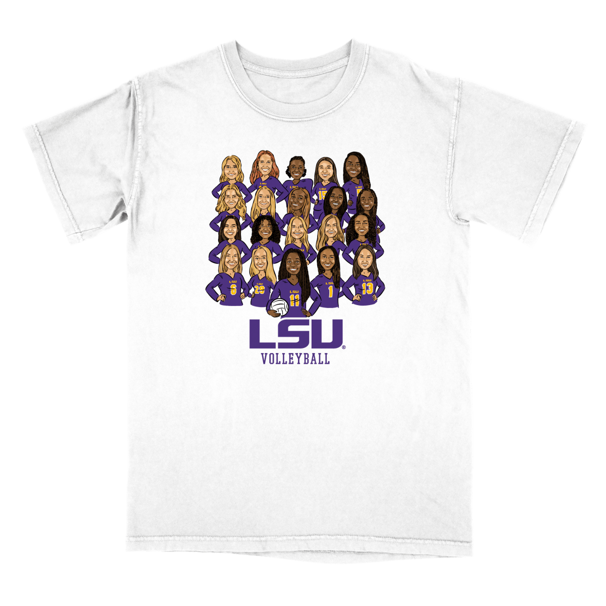 LSU NIL Women's Volleyball T-Shirt - Shop B-Unlimited