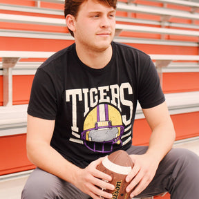 LSU Paper Helmet T-Shirt - Shop B-Unlimited