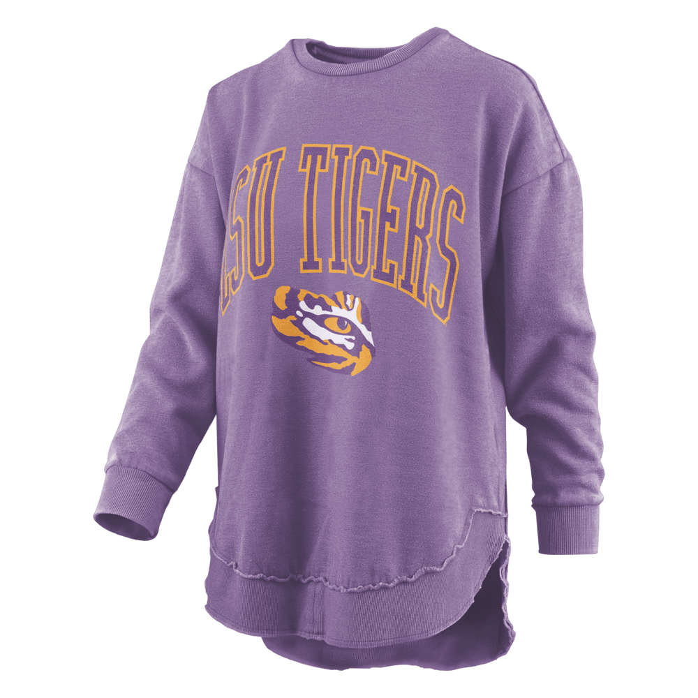 Louisiana State University Lsu Pressbox Poncho Fleece New Z Shop B