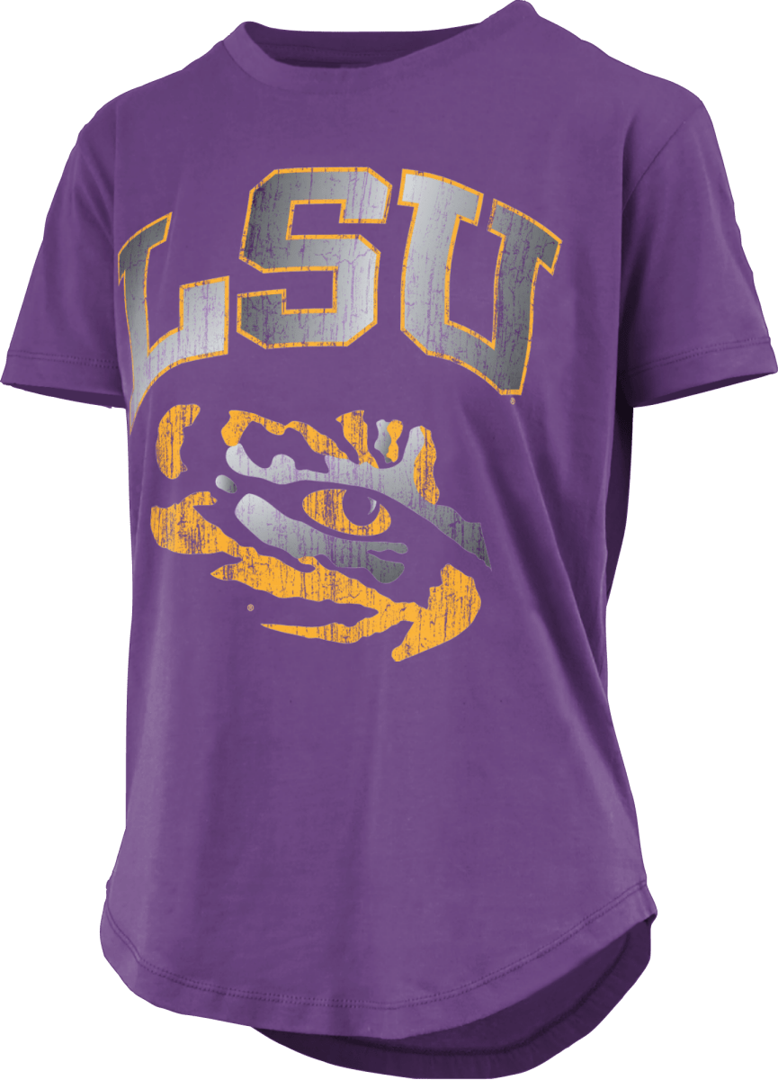 Louisiana State University : LSU Pressbox Silver City RD Bottom T-Shirt ...