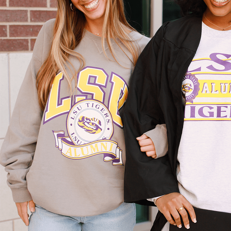 LSU Throwback Alumni Crest Sweatshirt - Shop B-Unlimited