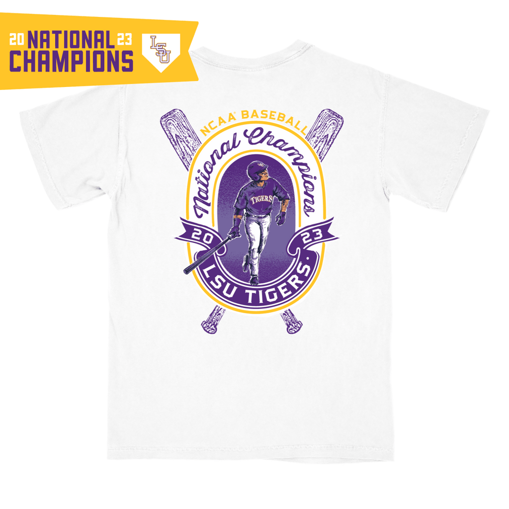 LSU Tigers National Champs 2023 Baseball CWS Homerun T-Shirt