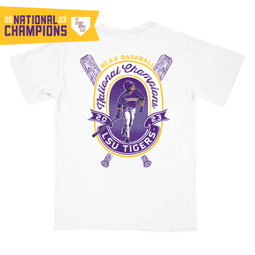 LSU Tigers 2023 Baseball National Champions Grand Slam T-Shirt - Shop B-Unlimited