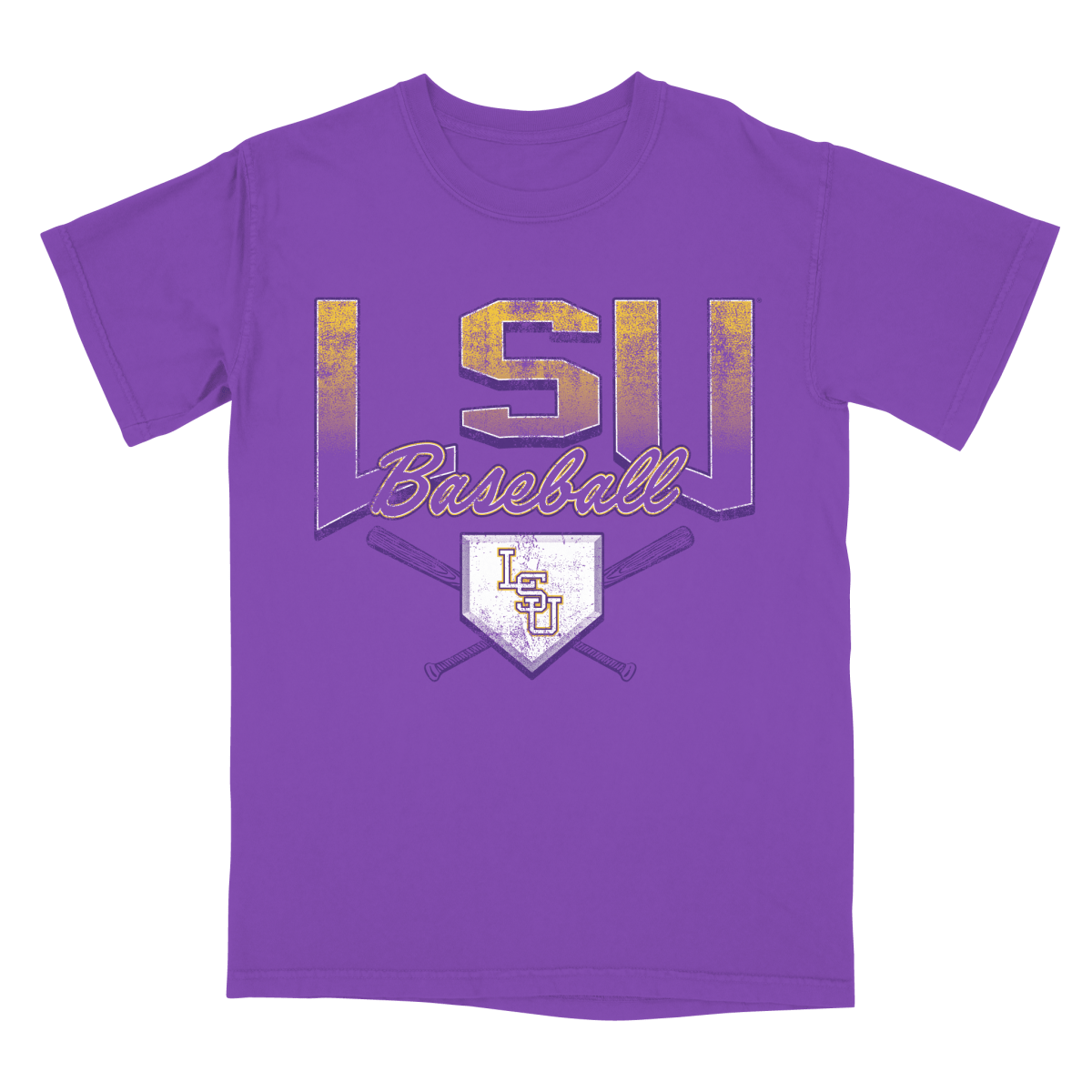 LSU Tigers Base N Bats T-Shirt - Shop B-Unlimited