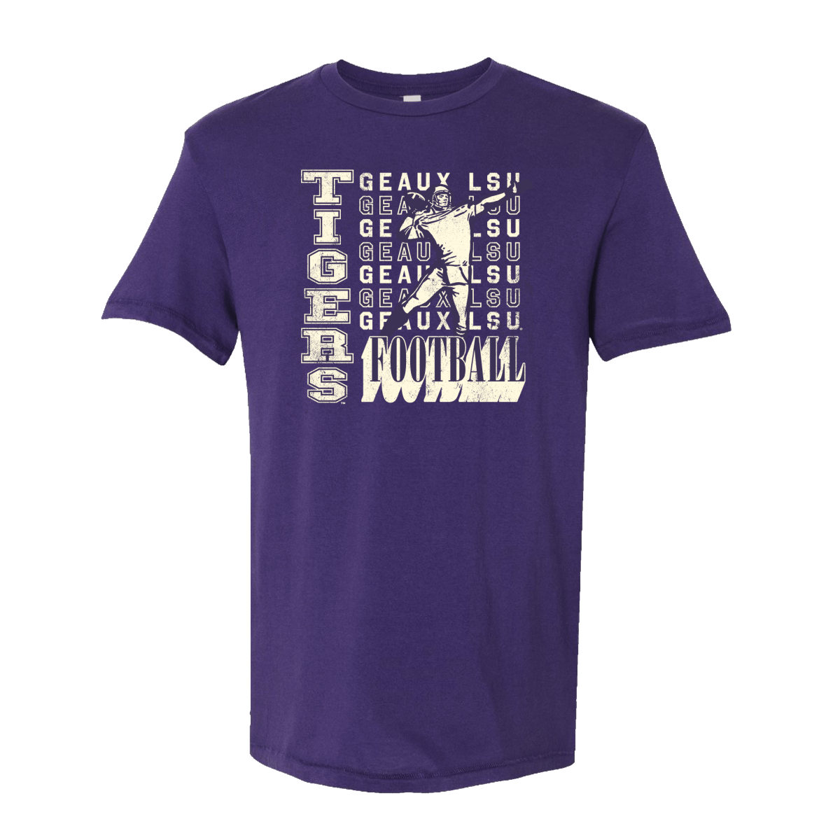 LSU Tigers Football Poster T-Shirt - Shop B-Unlimited