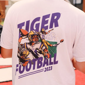 LSU Tigers Football Top Plays Pocket T-Shirt - Shop B-Unlimited