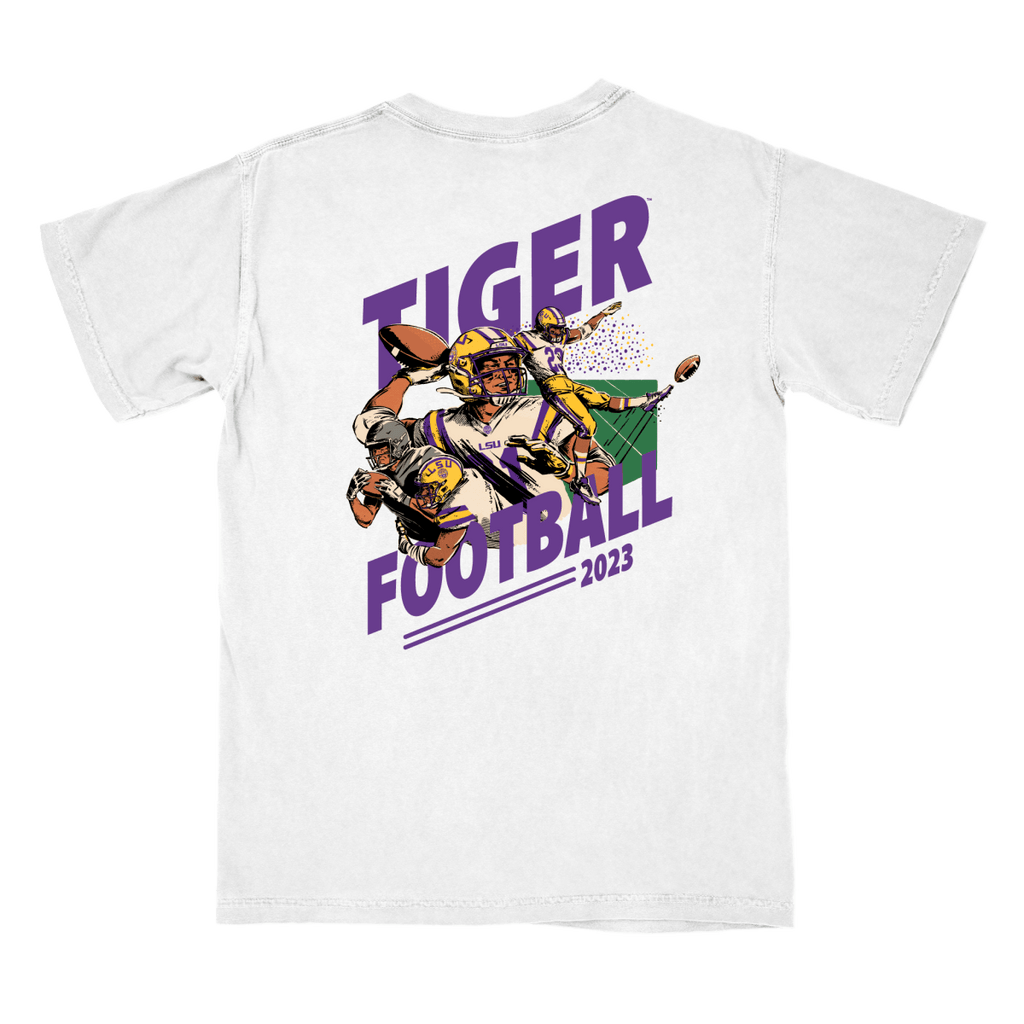 Louisiana State University LSU Tigers : Mason Taylor White Jersey T-Shirt -  XL / White