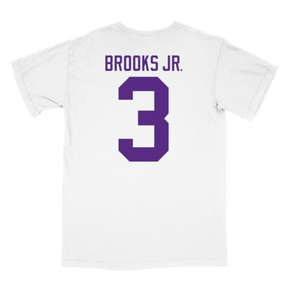 LSU Tigers Greg Brooks White Jersey T-shirt - Shop B-Unlimited
