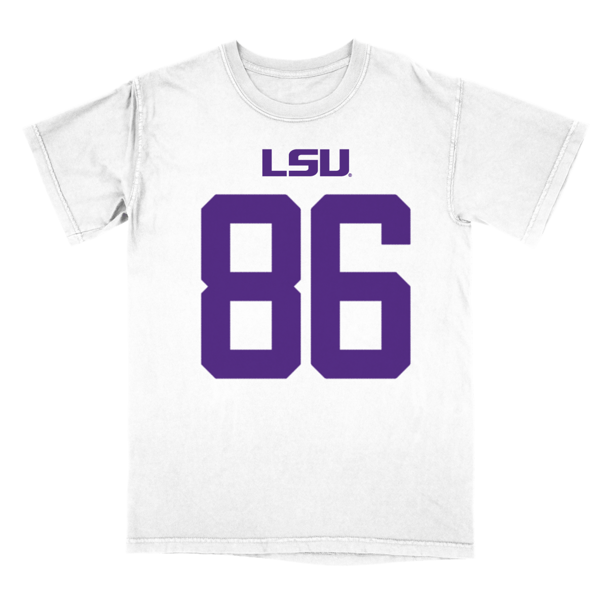 LSU Tigers Mason Taylor White Jersey T-Shirt - Shop B-Unlimited