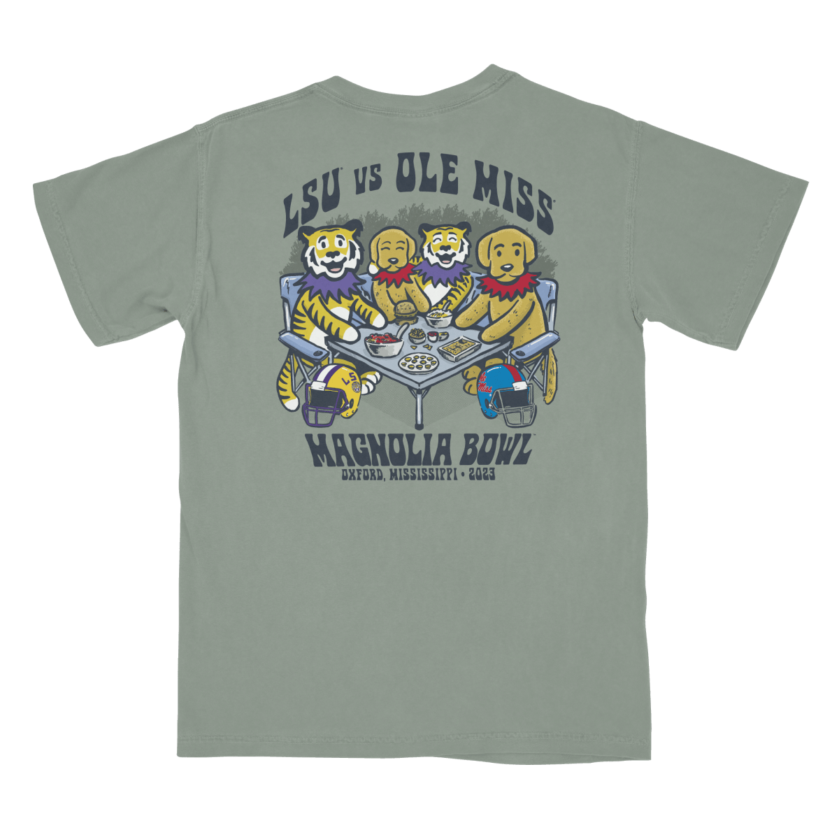 LSU Tigers vs Ole Miss Rebels Game Day 2023 T-Shirt - Shop B-Unlimited