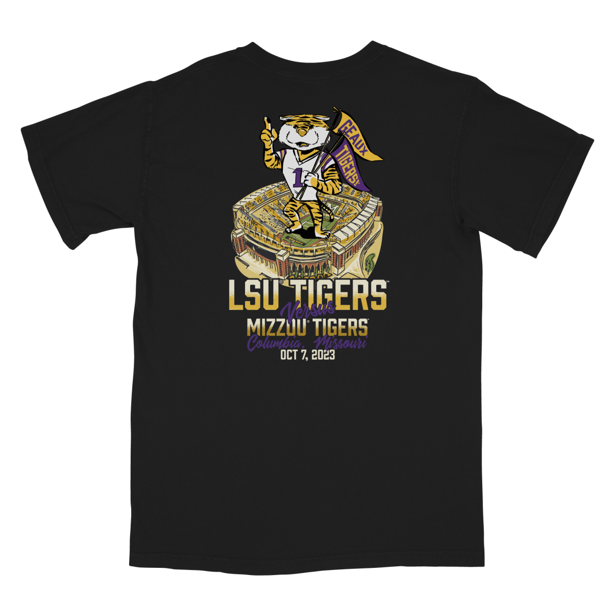 LSU vs Mizzou Game Day T-Shirt 2023 - Shop B-Unlimited