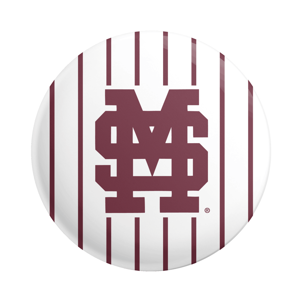 Mississippi State Pinstripe Button - Shop B-Unlimited