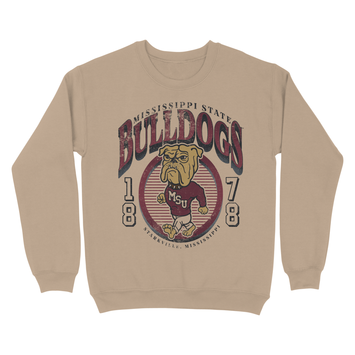 Mississippi State University Classic Mascot Sweatshirt - Shop B-Unlimited