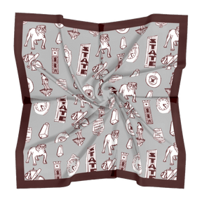 Mississippi State University College Town Toiles Campus Silk Scarves - Shop B-Unlimited