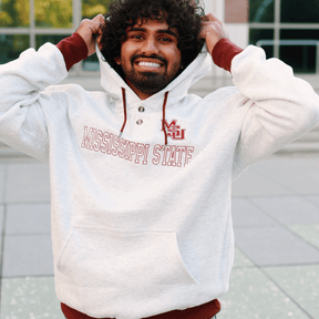 Mississippi State University Collegiate Outline Hoodie - Shop B-Unlimited