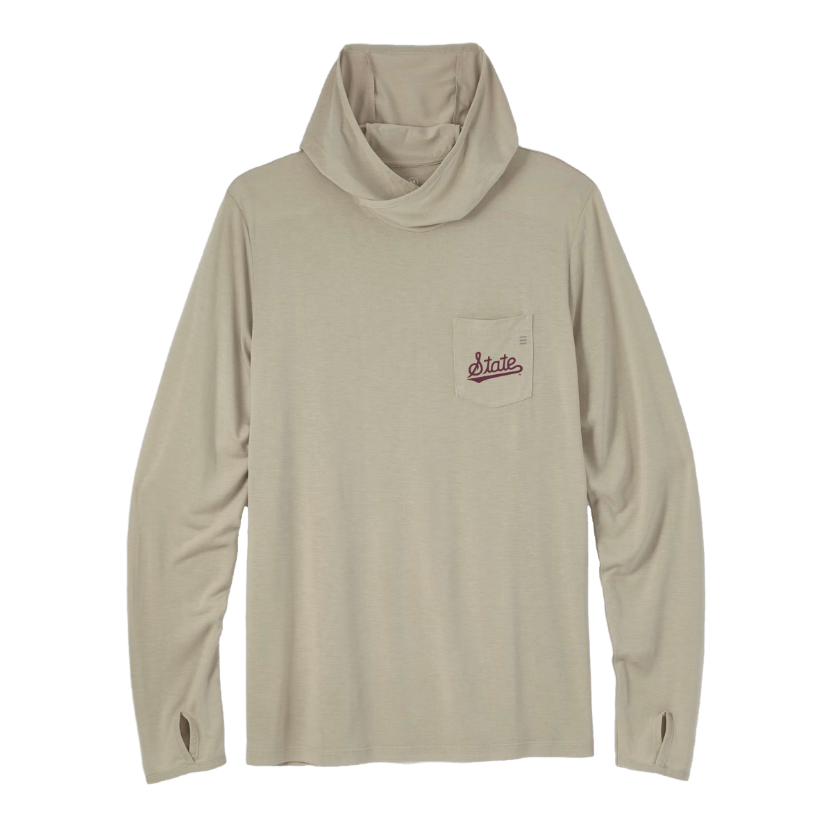 Mississippi State University Small Logo Free Fly Men's Bamboo Lightweight Hoody - Shop B-Unlimited