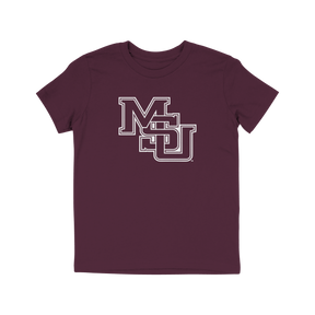 Mississippi State Vault Interlocking MSU Logo Youth T-shirt - Shop B-Unlimited