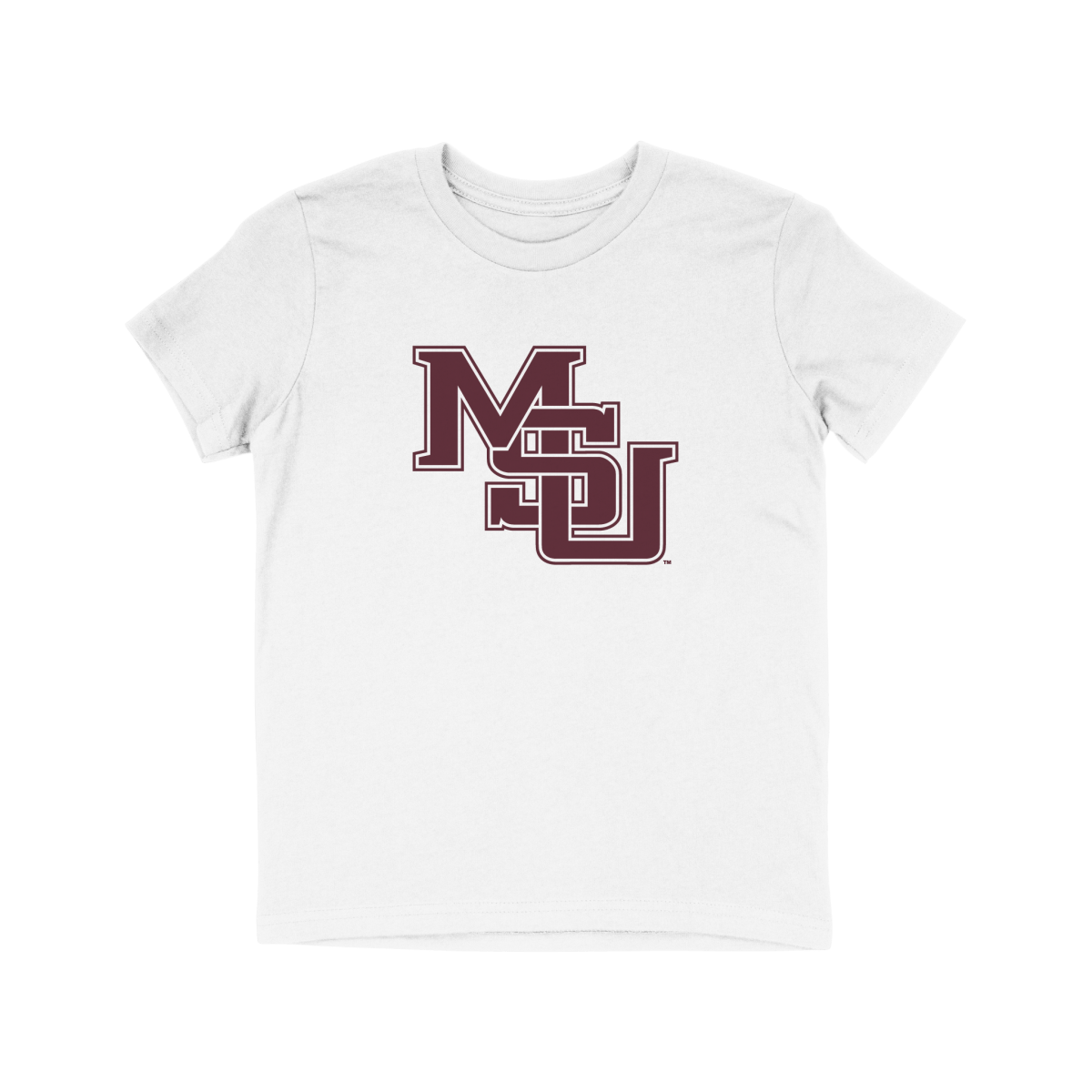 Mississippi State Vault Interlocking MSU Logo Youth T-shirt - Shop B-Unlimited
