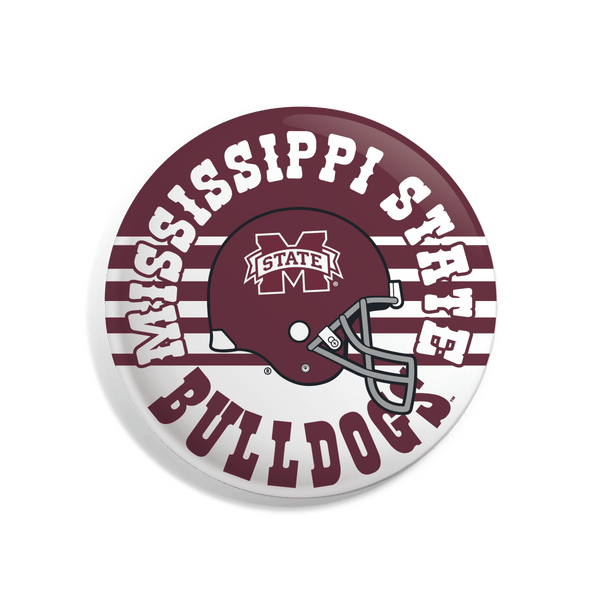 70s football helmet Mississippi State University : MSU 70's Football Helmet Button