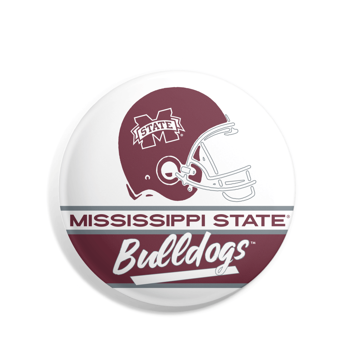 MSU 80's Football Helmet Button - Shop B-Unlimited