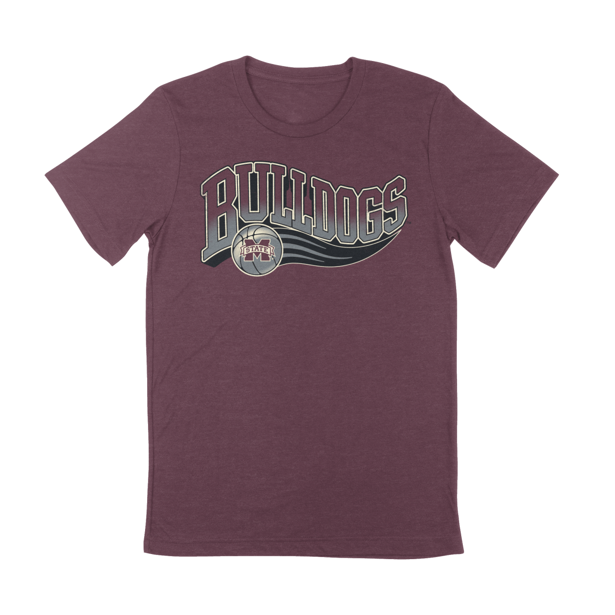 MSU Bulldogs Basketball Wave T-Shirt - Shop B-Unlimited