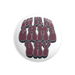 MSU Get Up Its Gameday Button - Shop B - Unlimited - novelty pin