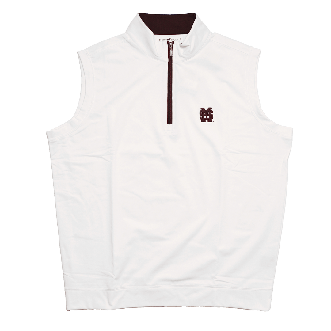 MSU Horn Legend 1/4 Zip Vest - Shop B - Unlimited - men outerwear