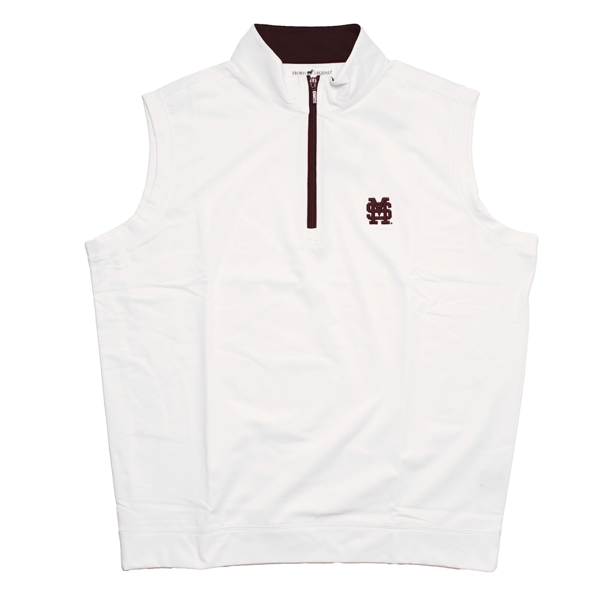MSU Horn Legend 1/4 Zip Vest - Shop B - Unlimited - men outerwear