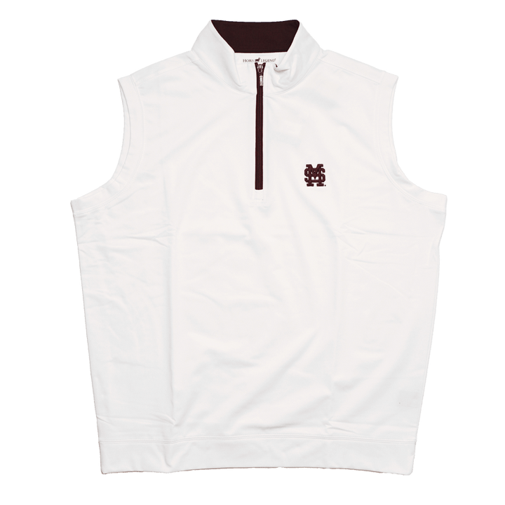 MSU Horn Legend 1/4 Zip Vest - Shop B - Unlimited - men outerwear