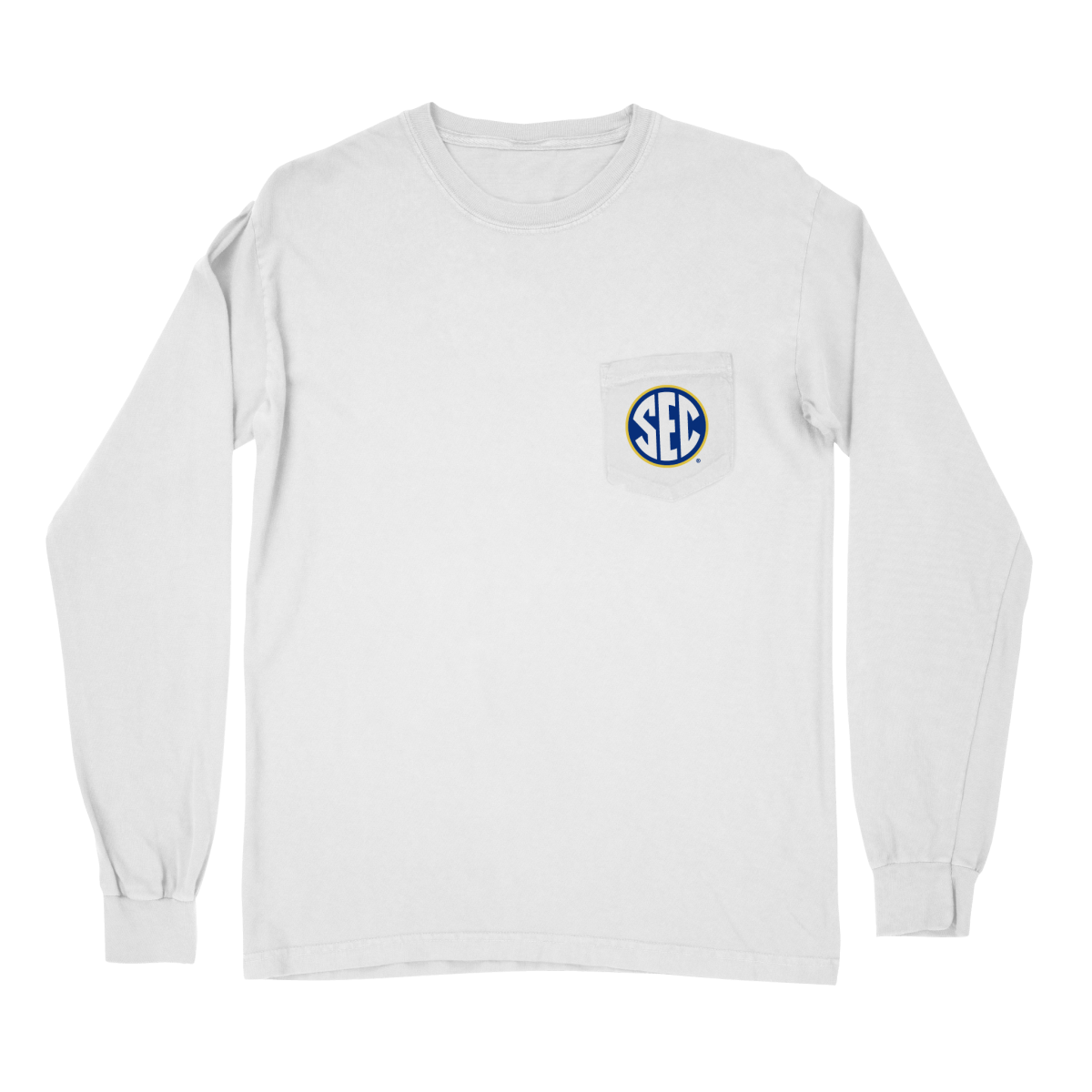 Long Sleeve Monogram Pocket T-Shirt