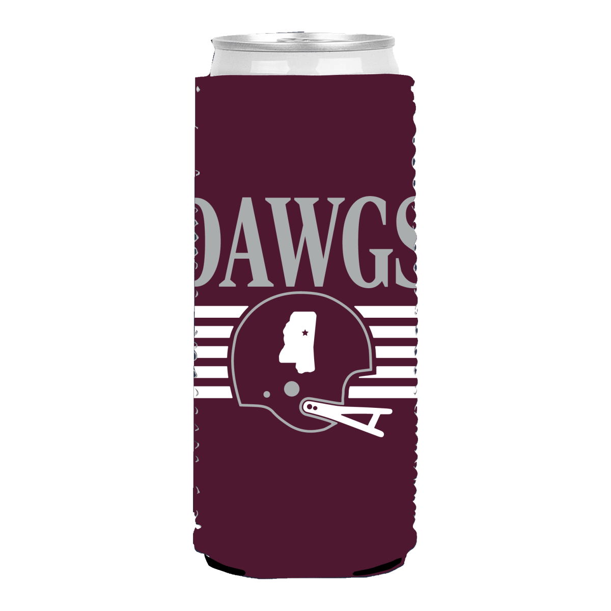 MSU Throwback Helmet Can Cooler - Shop B - Unlimited - novelty drinkware