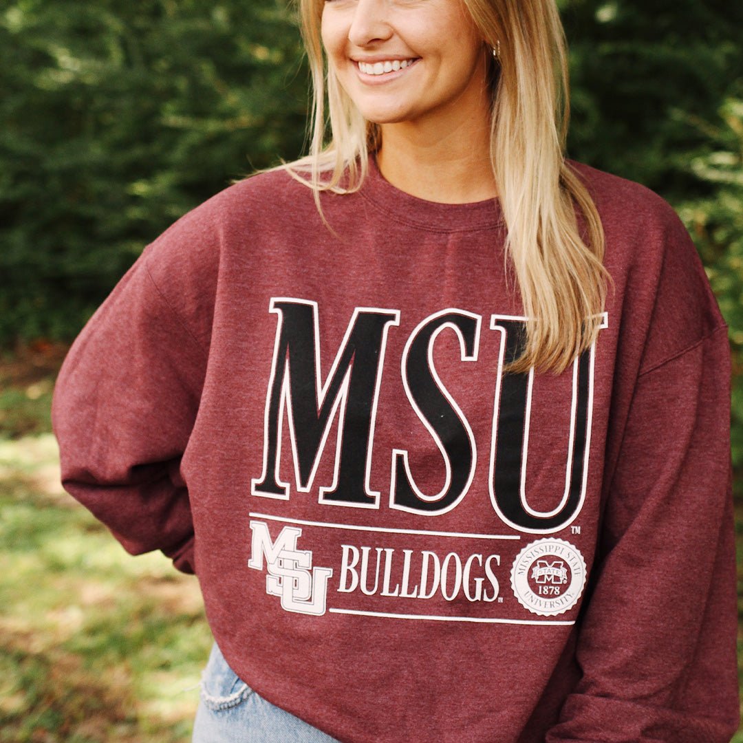 MSU Vintage Logo Sweatshirt - Shop B-Unlimited