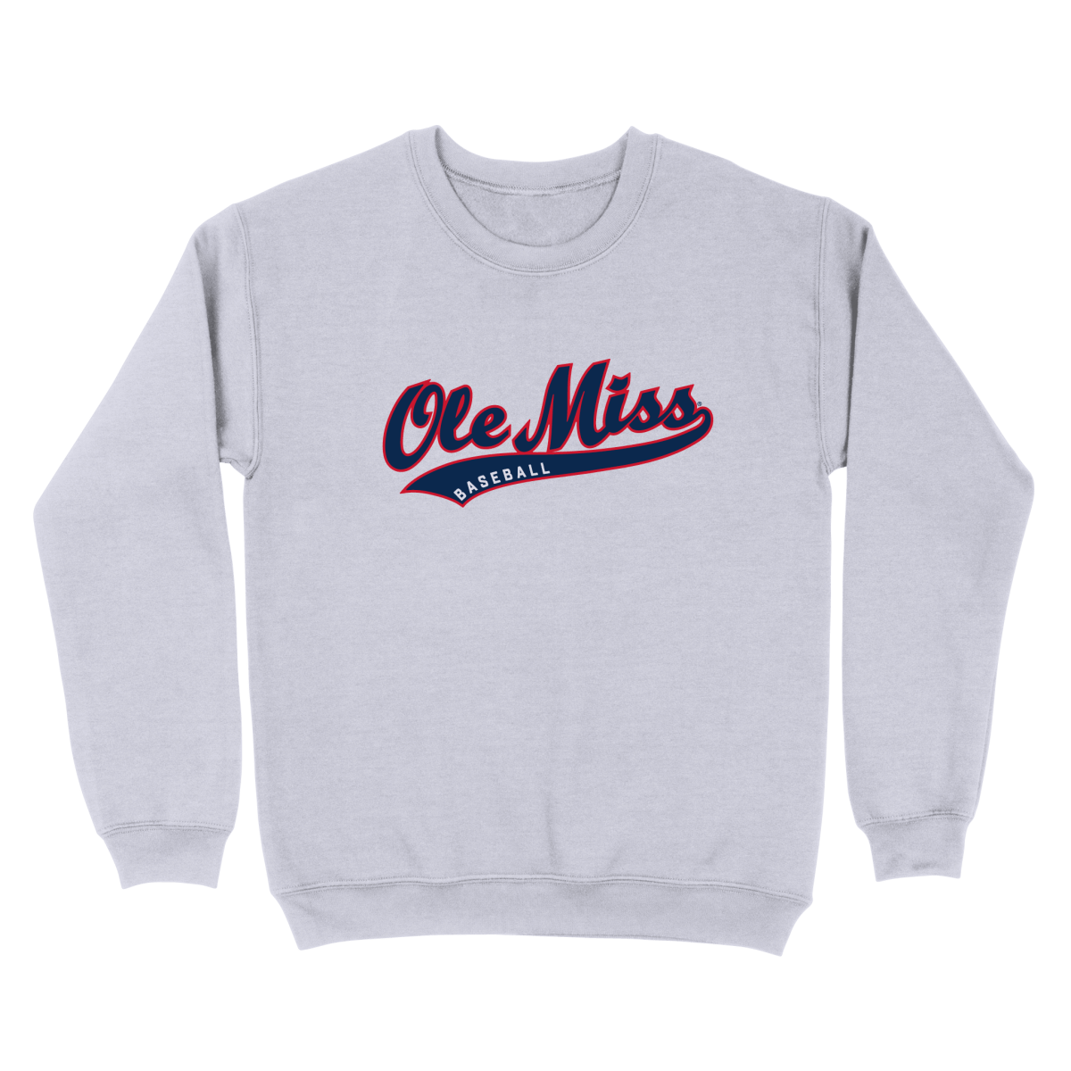 Ole Miss Baseball Script Sweatshirt - Shop B-Unlimited