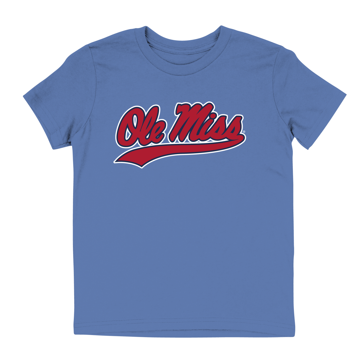 Ole Miss Baseball Script Youth T-Shirt - Shop B-Unlimited