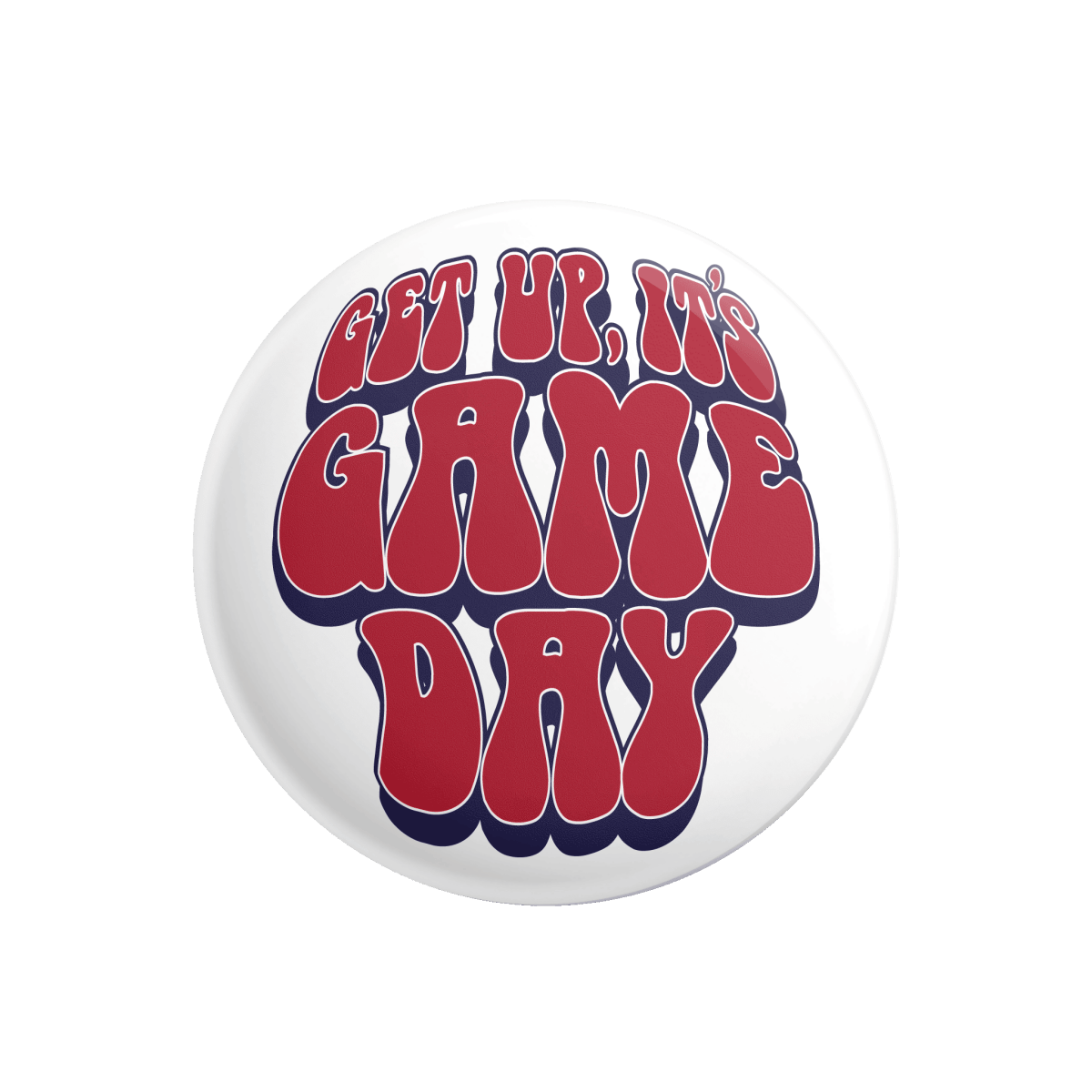 Ole Miss Get Up Its Gameday Button - Shop B - Unlimited - novelty pin