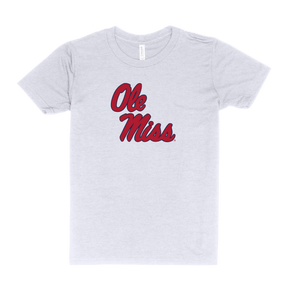 Ole Miss Helmet Script Youth T - Shirt - Shop B - Unlimited - youth tee