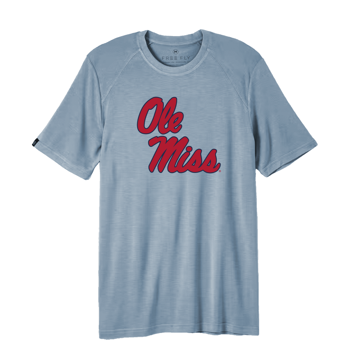Ole Miss Men's Free Fly Bamboo Lightweight Short Sleeve - Shop B-Unlimited