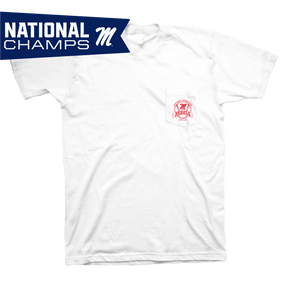 University of Mississippi Ole Miss National Champs Ballpark T Shirt