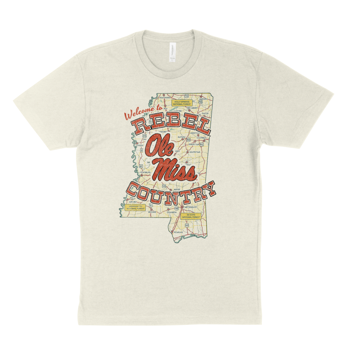 Ole Miss Rebel Mascot Country T-Shirt - Shop B-Unlimited