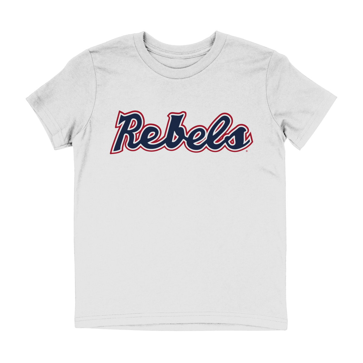 Ole Miss Rebels Script Baseball Youth T-Shirt - Shop B-Unlimited