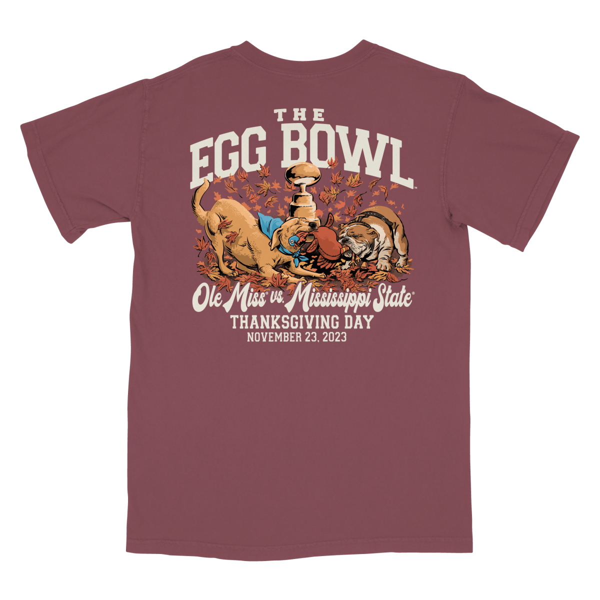Ole Miss Rebels vs. Mississippi State Bulldogs Game Day 2023 T-Shirt - Shop B-Unlimited