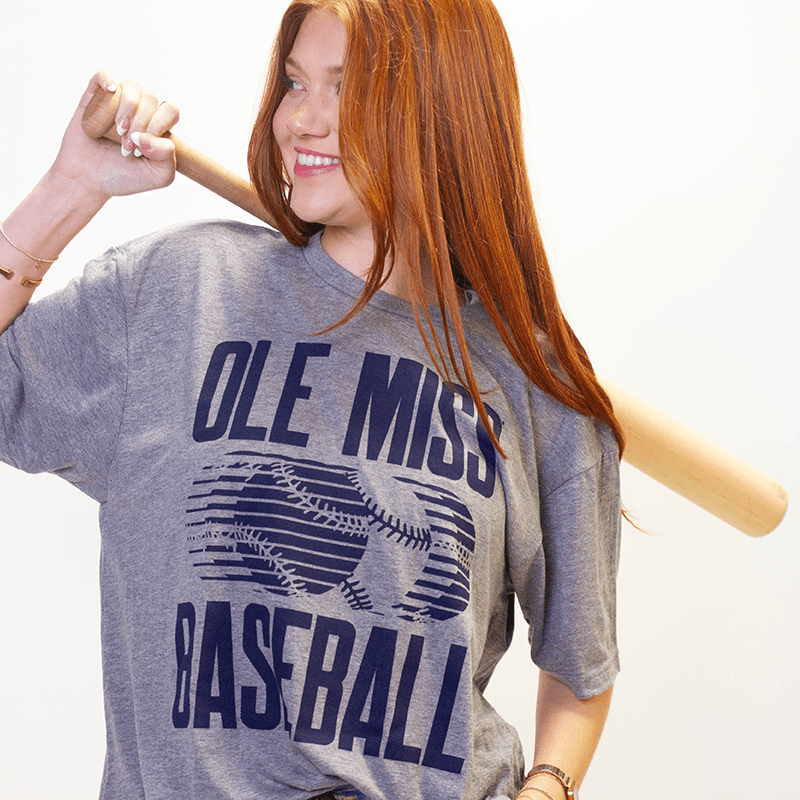 Ole Miss Repeat Baseball T-Shirt - Shop B-Unlimited