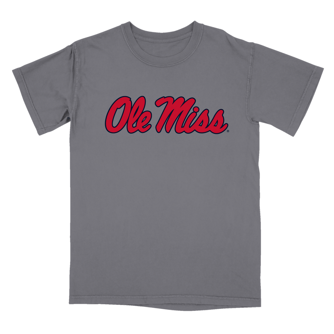 Ole Miss Script Logo Youth T - Shirt - Shop B - Unlimited - youth tee
